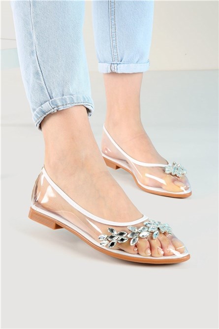 Sapatos Femininos - Branco #331390