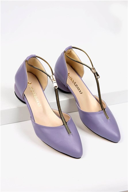Sapatos casuais femininos - Roxo #328839