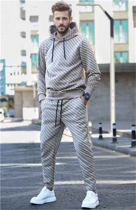 Conjunto Esportivo Masculino 5904 - Marrom #357941