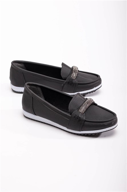 Sapatos de bailarina femininos - pretos #370705