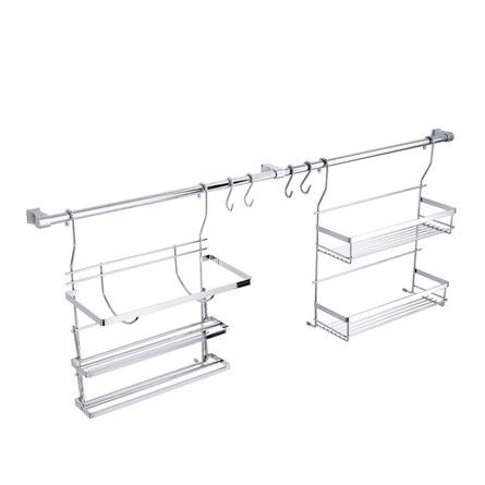 Kitchenox 4015 Set di accessori da cucina da 8 pezzi - Cromo #339942