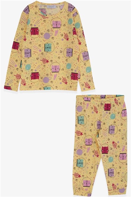 Pijama infantil para meninas - Amarelo #380153 