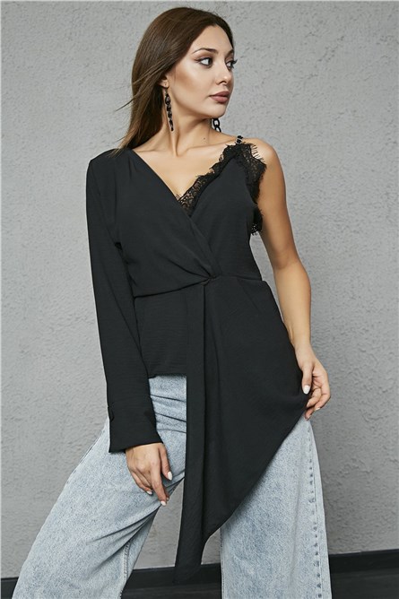 Blusa Feminina A-Line - Preta #269806