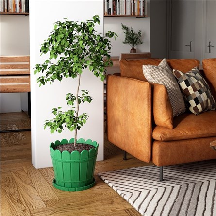 Lider Vaso rotondo 20 cm - Verde #343964