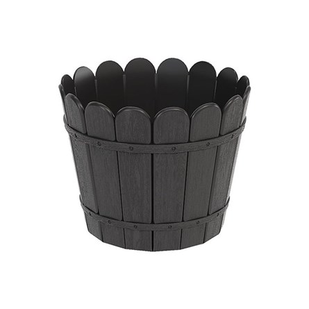 Lider Vaso rotondo 30 cm - Nero #341274