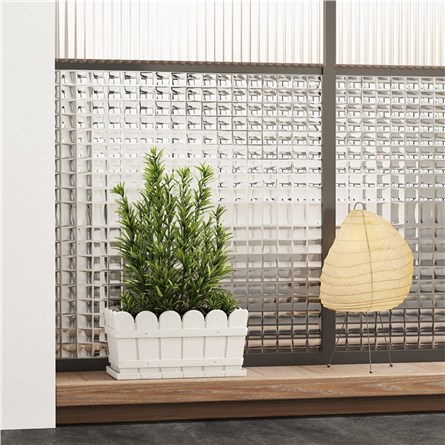 Lider Rectangular planter 33 cm - White #341286