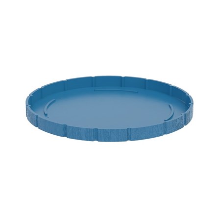 Tappetino per fioriera rotondo Lider - Blu # 339989