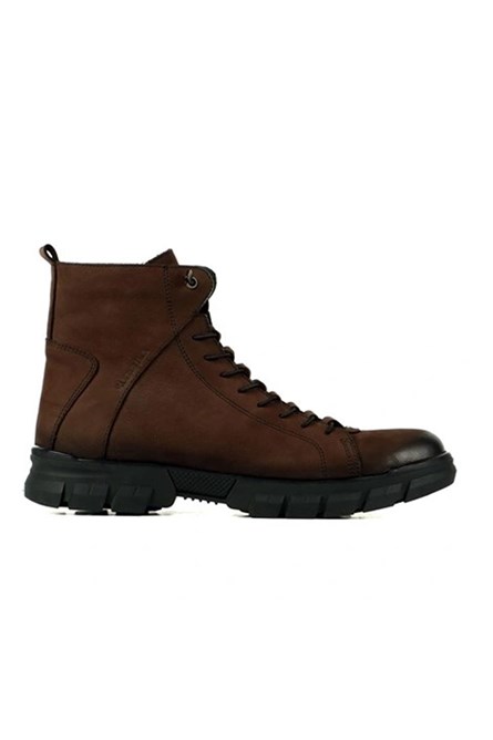 Botas masculinas de couro genuíno Hammer Jack - Marrom #368427