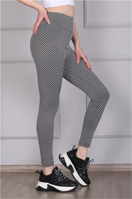 Madmext Legging Feminina  - Branca, Preta #302096
