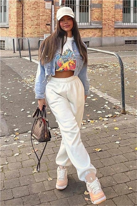 Calça esportiva feminina MG290 - Cru #324560