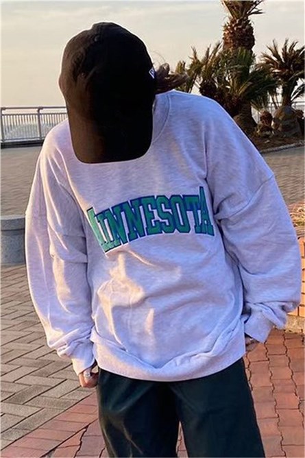 Moletom Feminino MG1268 - Cinza #319743