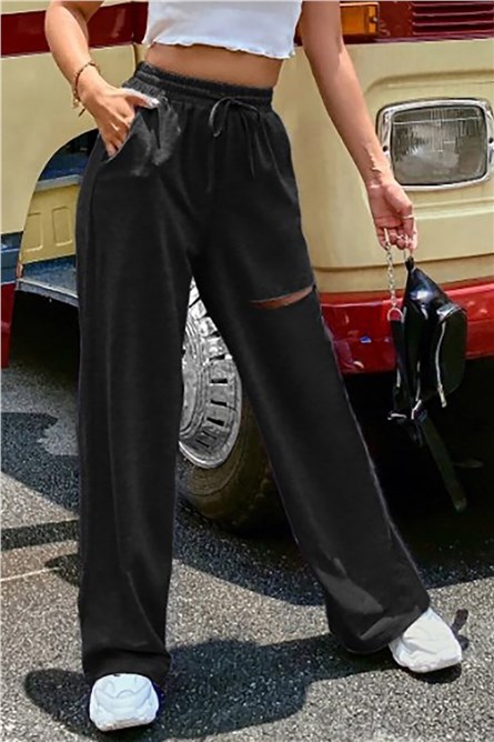 Mad Girls Calça Feminina  - Preta #290588