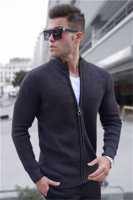 Colete masculino com zíper - 5198 Antracite #311608