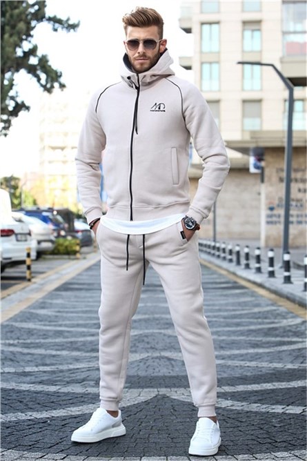 Conjunto Esportivo Masculino 5660 - Cinza Claro #323205