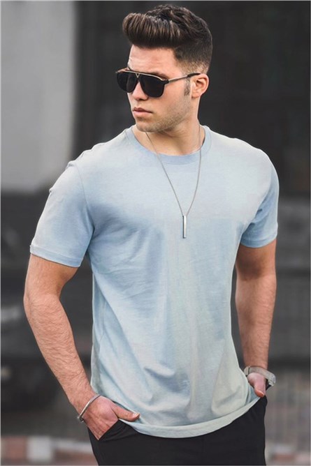 Camiseta Masculina 4951 - Azul Claro #329598