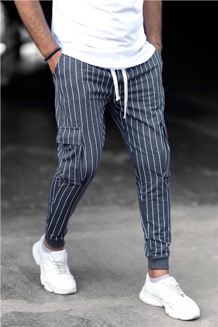 Madmext Jogger masculino  - cinza #289446