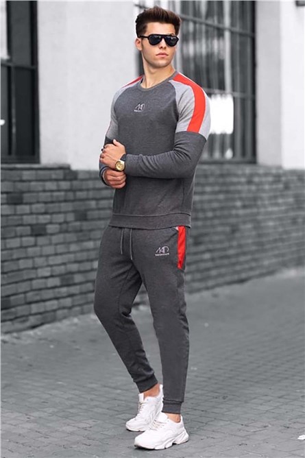 Madmext Men's Tracksuit - Grey #289217