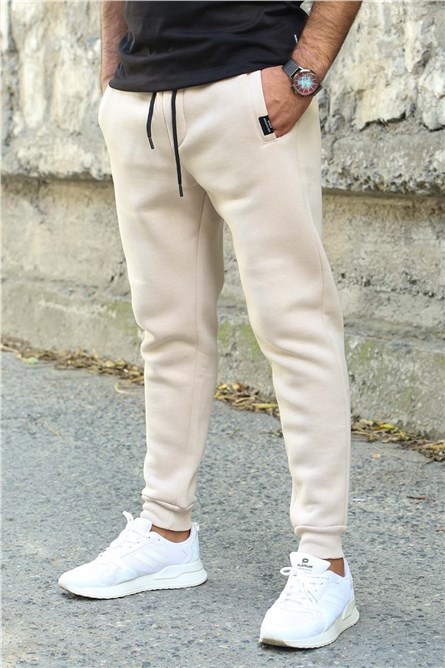 Madmext Jogger masculino  - bege #290115