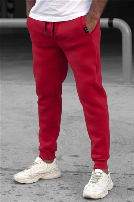 Madmext Jogger masculino - vermelho #290098