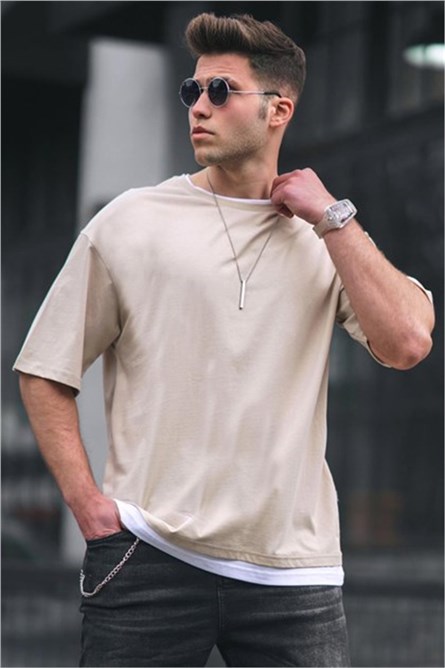 Muška majica 4978 - Bež 300344