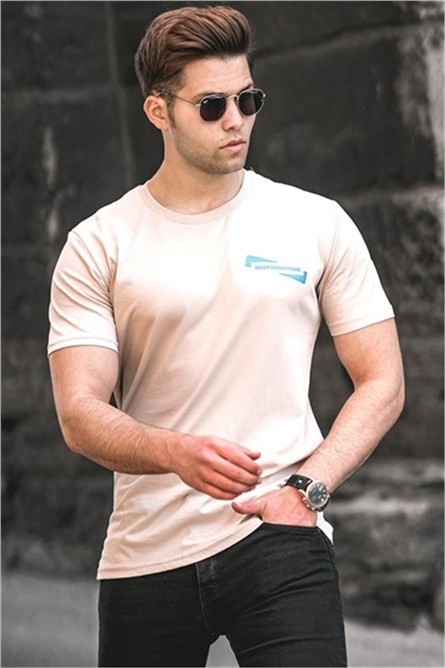 Madmext Men's T-Shirt - Beige #303964