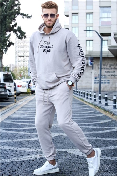 Conjunto Esportivo Masculino 5653 - Bege Claro #322689