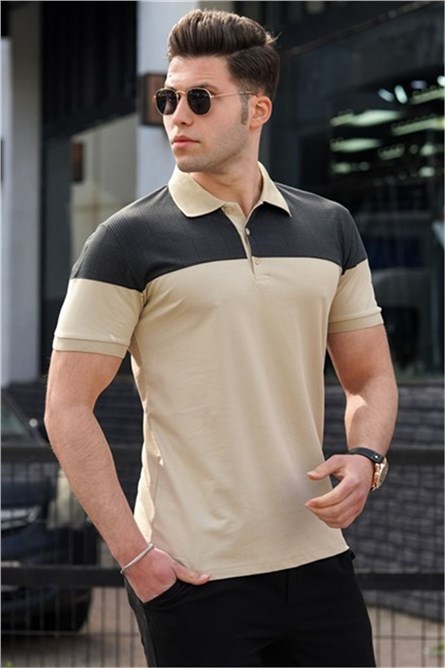 Camiseta Masculina - Bege 303593