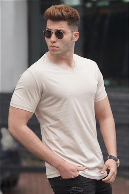 Camiseta Masculina 5218 - Bege 306027