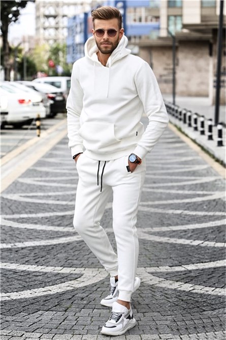 Conjunto Esportivo Masculino 5646 - Branco #321603