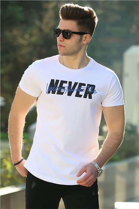 Madmext Camiseta masculina  - Branca #287829