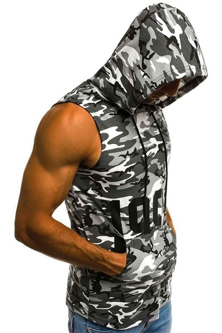 Madmext Moletom com capuz masculino  - Preto #286039