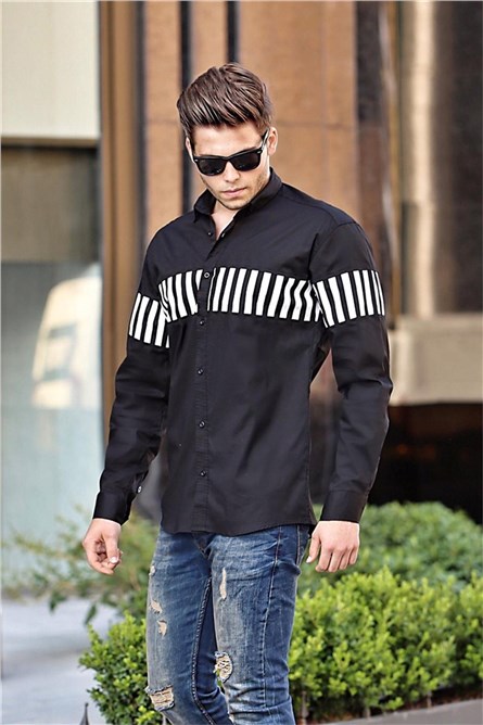 Madmext Camisa Masculina - Preta #286477