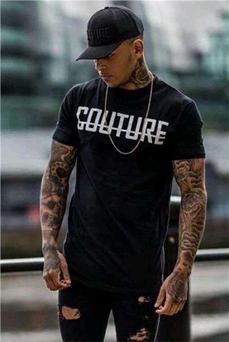 Camiseta Masculina 4105 - Preta 285442