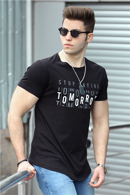 Camiseta Masculina 4482 - Preta 287240