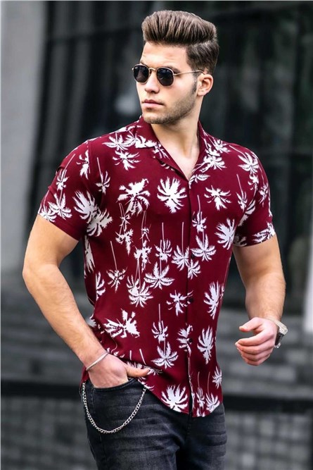 Muška košulja 4924 - Bordo 290778