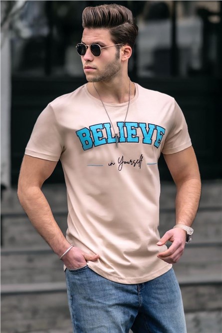 T-shirt uomo 4540 - Cammello 287695