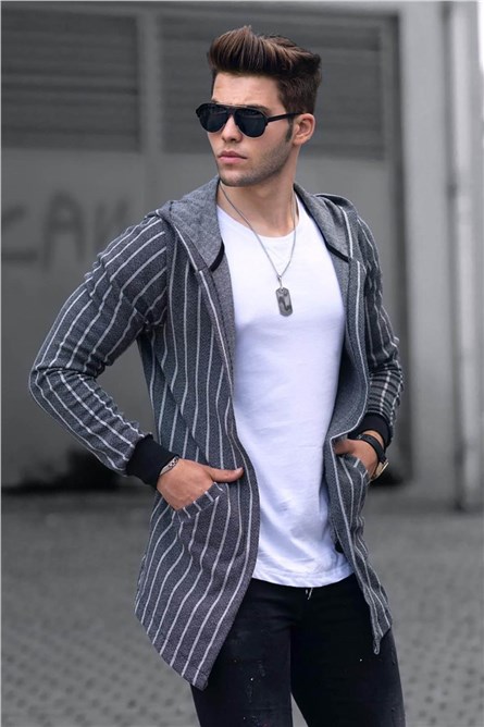 Cardigan Masculino Madmext - Cinza #287017