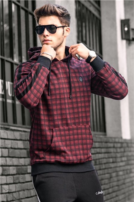 Moletom masculino 4691 - Bordeaux 289206