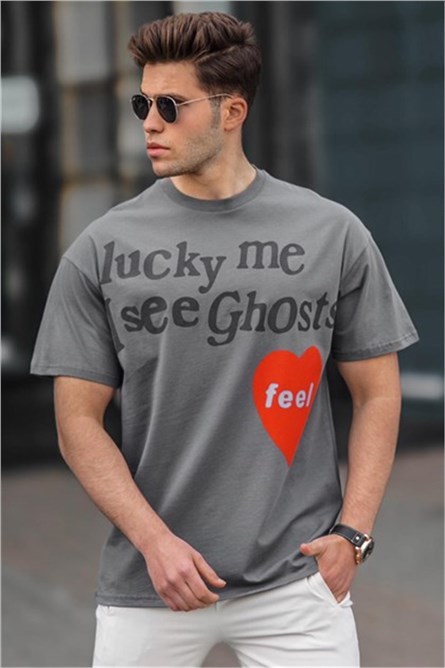 Camiseta Masculina 5263 - Cinza 303869