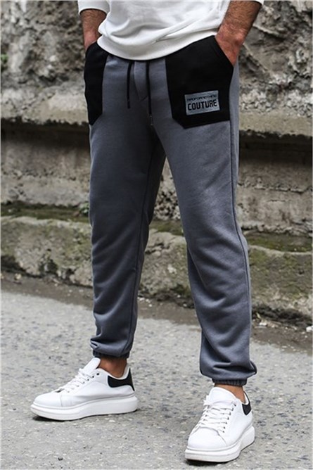 Calça Esportiva Masculina 4844 - Cinza #302616