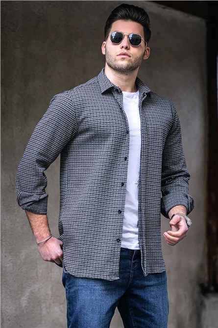 Camisa masculina 4922 - Cinza 290771