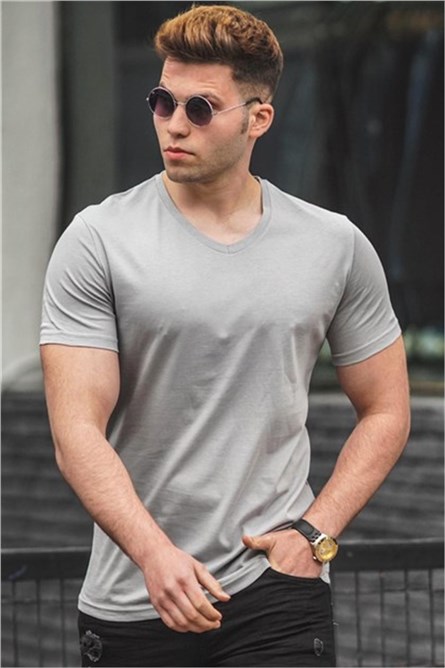 Camiseta Masculina 5218 - Cinza 306024