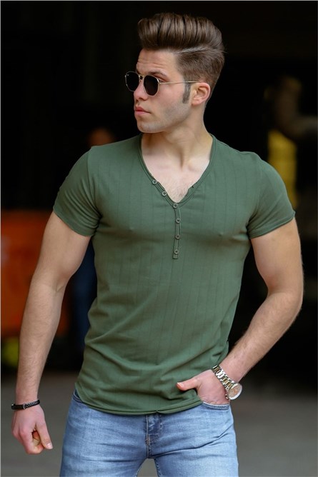 Muška majica 4551 - Khaki 287573