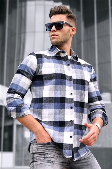 Camisa Masculina - 5519 - Azul #312140