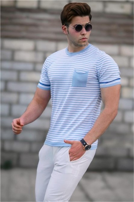 Camiseta Masculina 9280 - Azul 303920