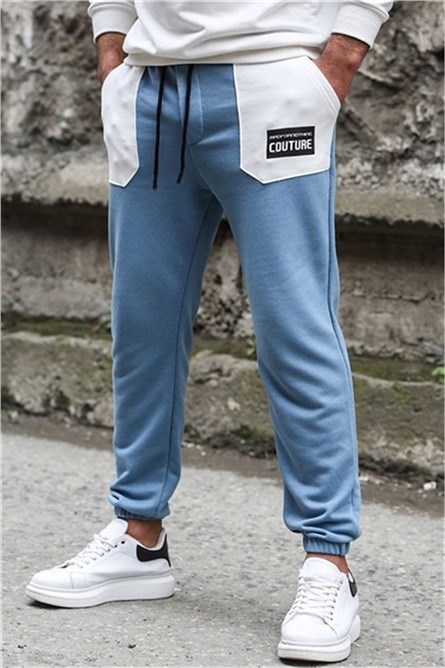 Calça Esportiva Masculina 4844 - Azul #302618