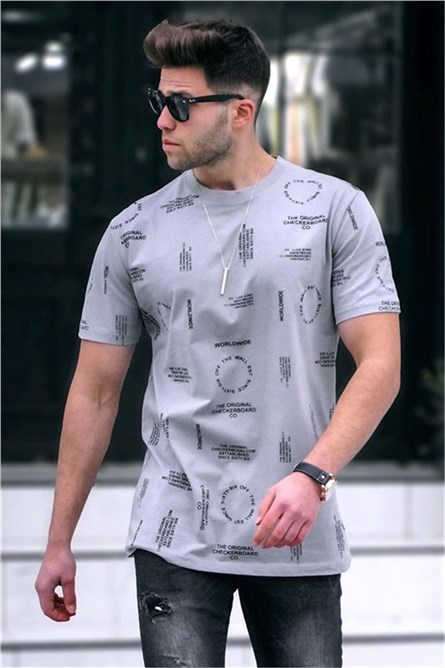 Camiseta Masculina 5388 - Cinza #326531