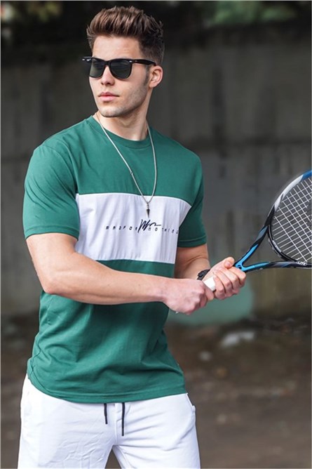 Camiseta Masculina 5809 - Verde #327332