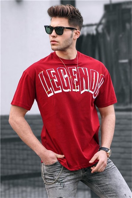 Camiseta Masculina 5393 - Vermelha #326941