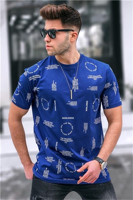 Camiseta Masculina 5388 - Azul #326530